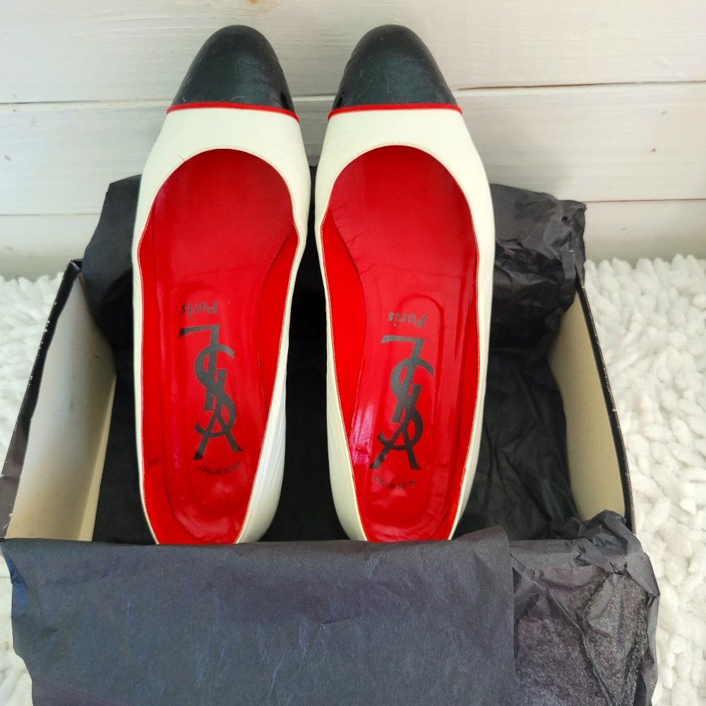 VINAGE YSL Ladies Flats, Size 9